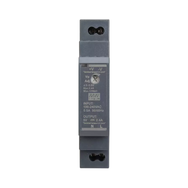 Din Rail Power Supply Compatible with Raspberry Pi 4