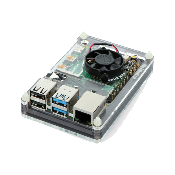 Pibow case for Raspberry Pi 4