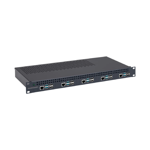 Rack for 5 Raspberry Pi 5 with internal power supply